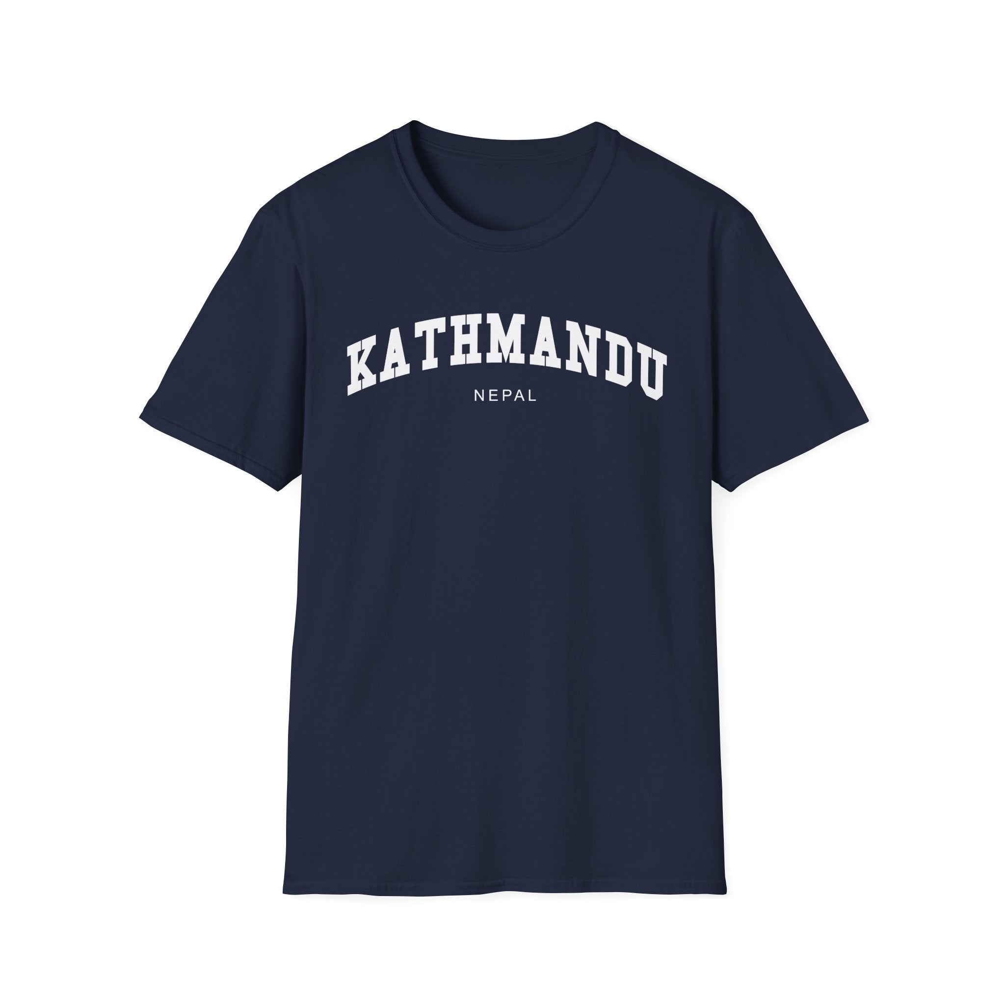 Kathmandu Nepal Varsity T-Shirt – Unisex Travel & Heritage Tee