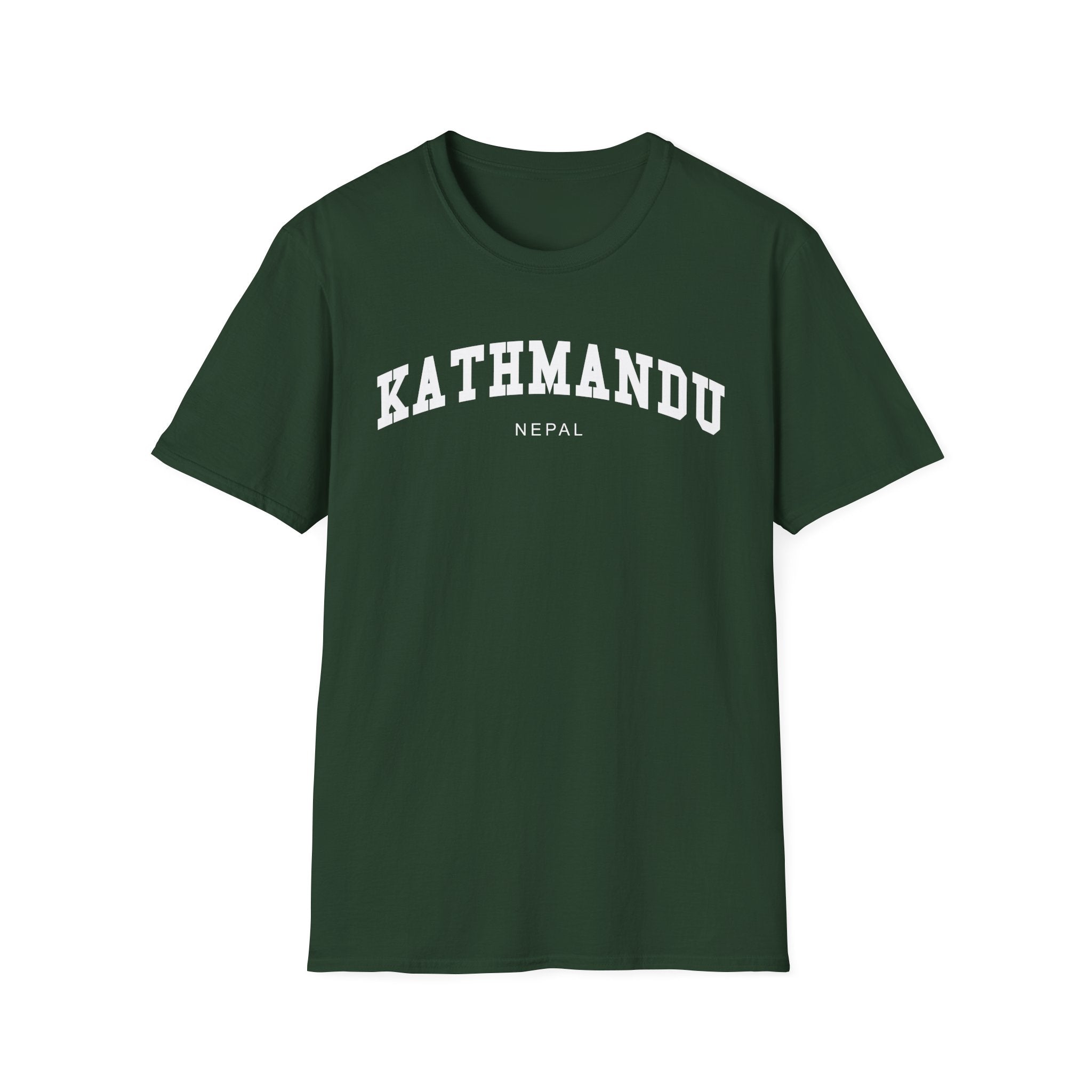 Kathmandu Nepal Varsity T-Shirt – Unisex Travel & Heritage Tee