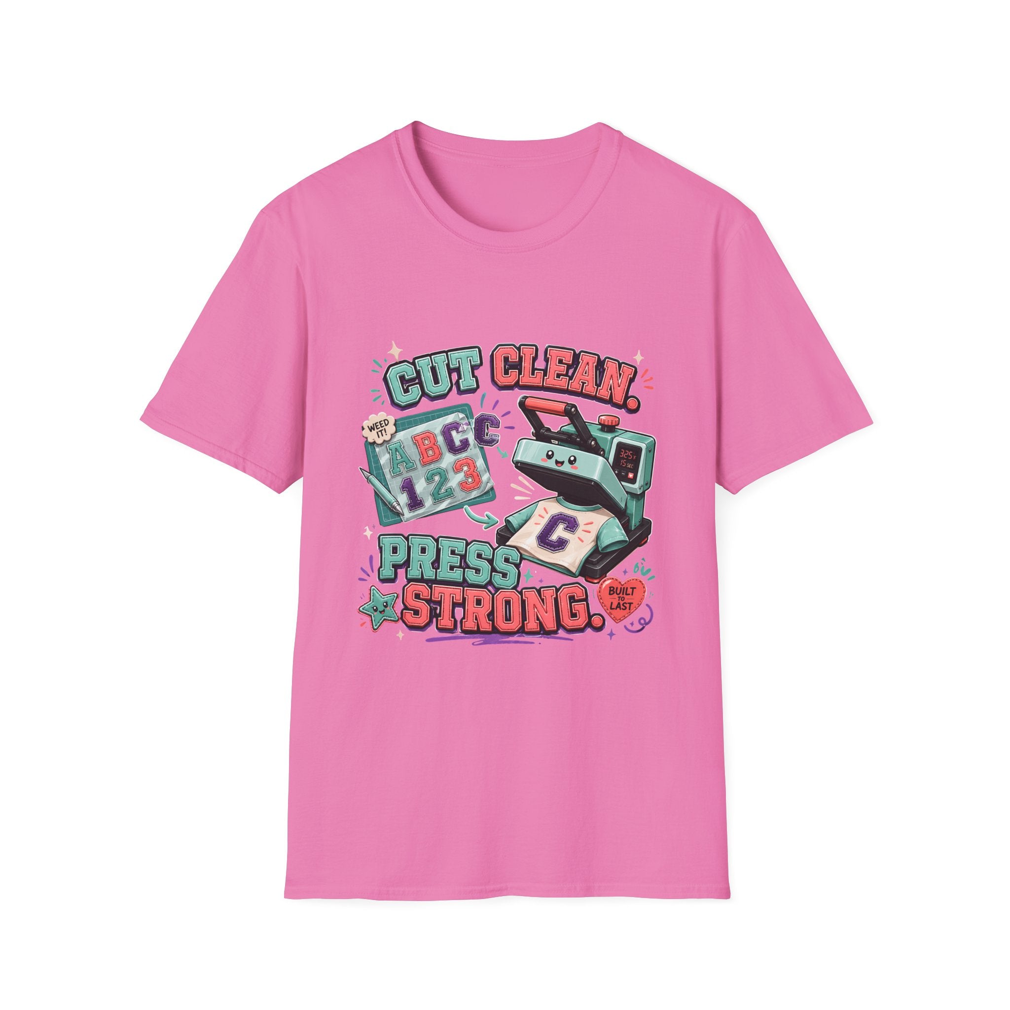 "Cut Clean, Press Strong" | Embroidery Aplliqué Cleaner T-Shirt